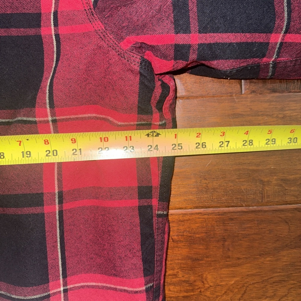 Ultimate Terrain Flannel Shirt Jacket Snaps Corduroy Patches Sherpa Lined Large - Picture 9 of 9